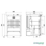 ARV150 CS PV Pharma Βιτρίνα συντήρησης φαρμακείου - Image 2