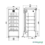 ARV350 CS PV Pharma Βιτρίνα συντήρησης φαρμακείου - Image 2