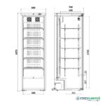 ARV450 CS PV Pharma Βιτρίνα συντήρησης φαρμακείου - Image 2