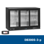 DB300S-3-p Βιτρίνα συντήρησης Back Bar με συρόμενες πόρτες