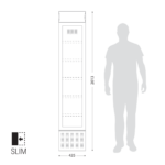 FSC175H-i (Slim) Βιτρίνα συντήρησης - Image 2