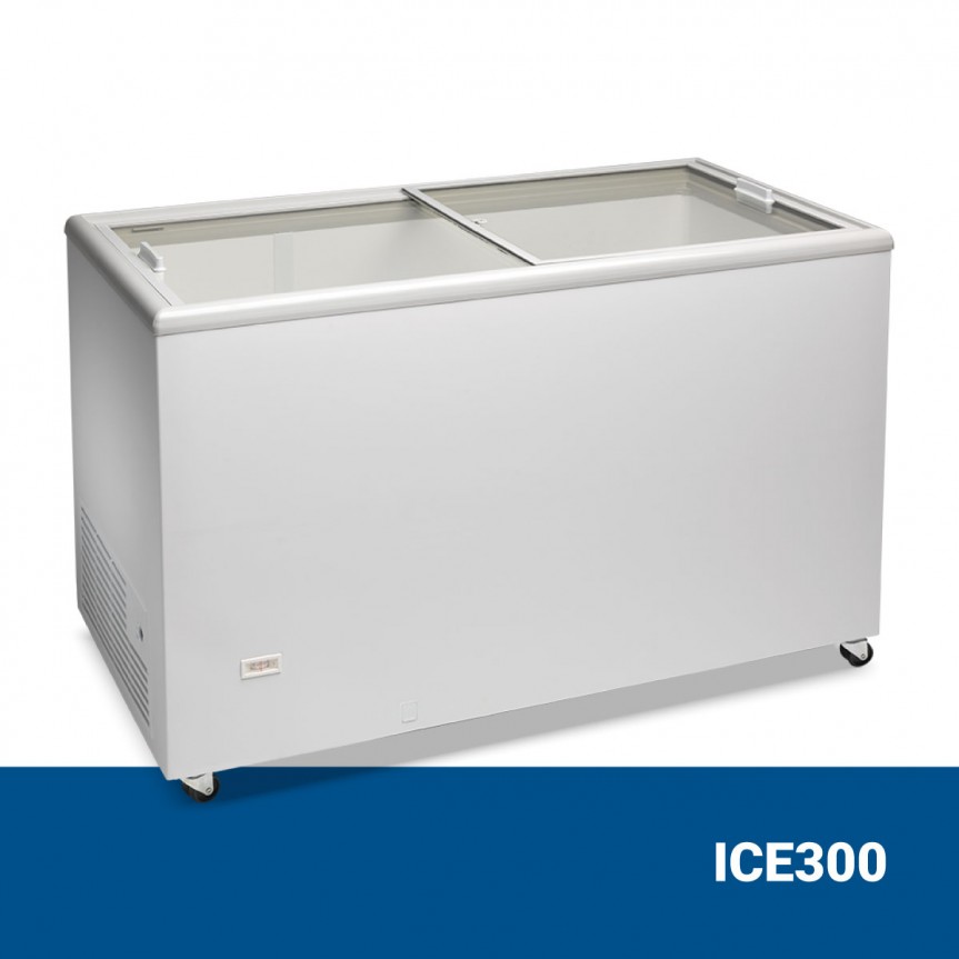ice300-1200x1200-2020-1 ICE300 Καταψύκτης με ίσια συρόμενα κρύσταλλα - Image 1