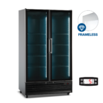ICOOL 80 BLACK Βιτρίνα συντήρησης διπλή με ανοιγόμενες πόρτες - Image 2