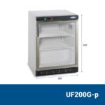 UF200G-p Βιτρίνα κατάψυξης επιτραπέζια