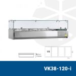 VK38-120-i Βιτρίνα συντήρησης για GN 1/3