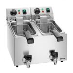 A162821E Snack II Plus Bartscher Φριτέζα 4+4 lt ηλεκτρική με βρυσάκι απορρόης - Image 4