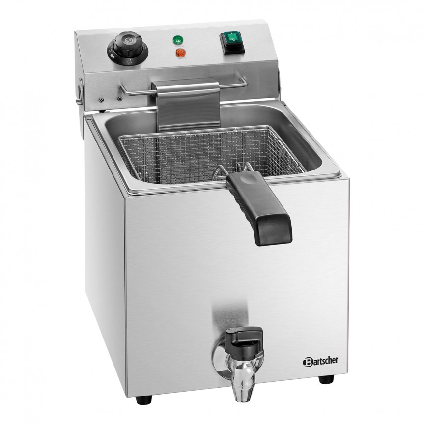 a162823e_px A162823E Snack III Plus Bartscher Φριτέζα 9 lt ηλεκτρική με βρυσάκι απορρόης - Image 1