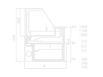 Βιτρίνα κρεοπωλείου ΑΧΙΛΛΕΑΣ 1500x1200x1250 domi - Image 3