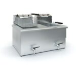 ΤX10/5100W (2x8Lt-10Lt) 380V με βρύση ΦΡΙΤΕΖΑ ΔΙΠΛΗ ΗΛΕΚΤΡΙΚΗ ΕΠΑΓΓΕΛΜΑΤΙΚΗΣ ΧΡΗΣΗΣ